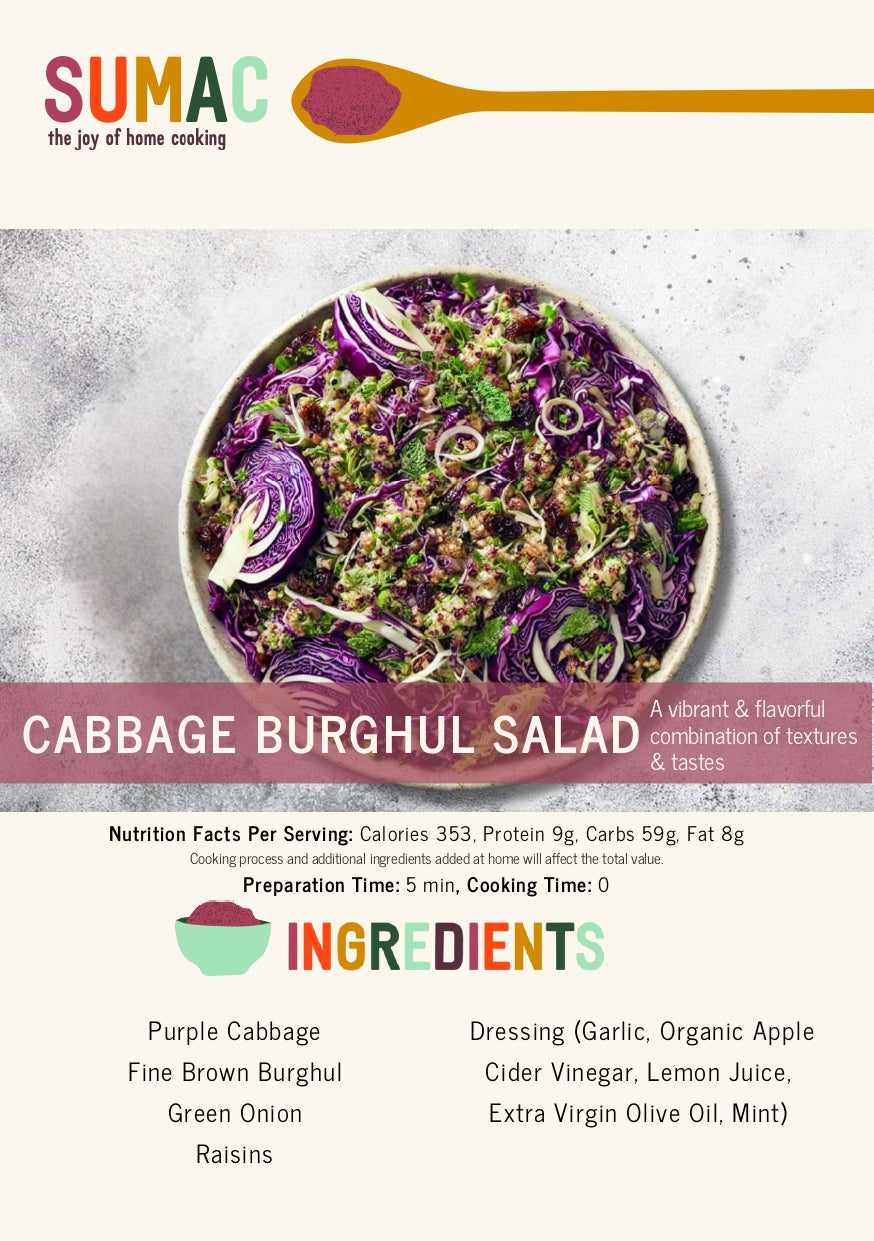 Cabbage Burghul Salad