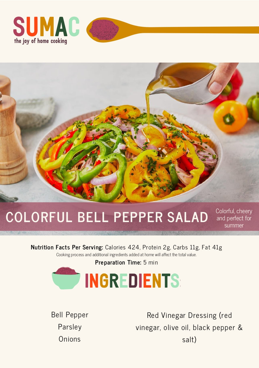 Hungarian Colorful Bell Pepper Salad