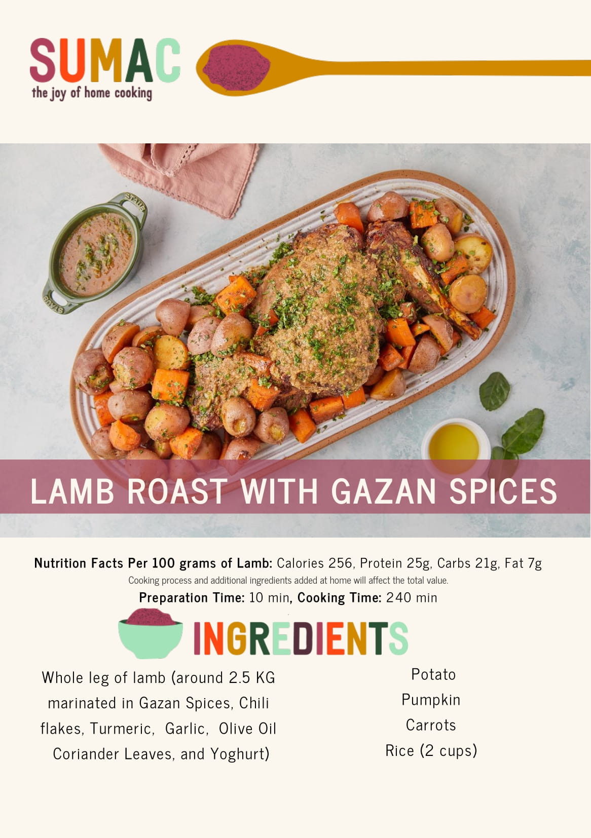 Lamb Roast with Gazan Spices