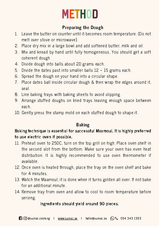 Maamoul Sitti by Dates and Wheat